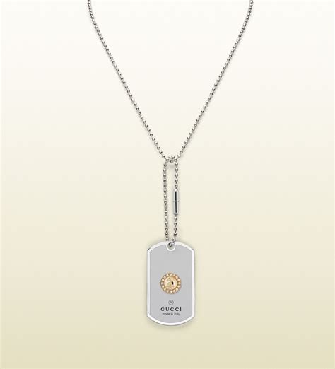 gucci dog tags gold|luxury dog tags for pets.